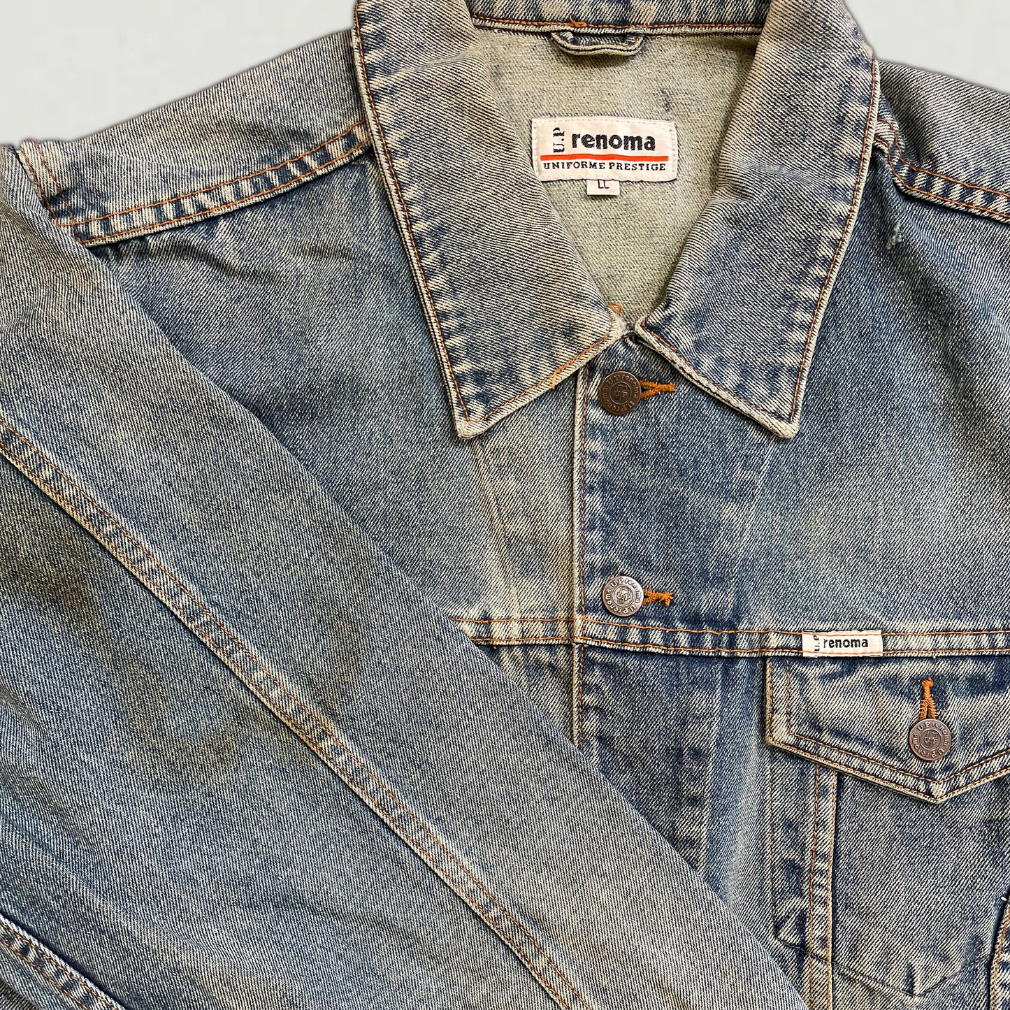 U.P. RENOMA Denim Jacket 1980s