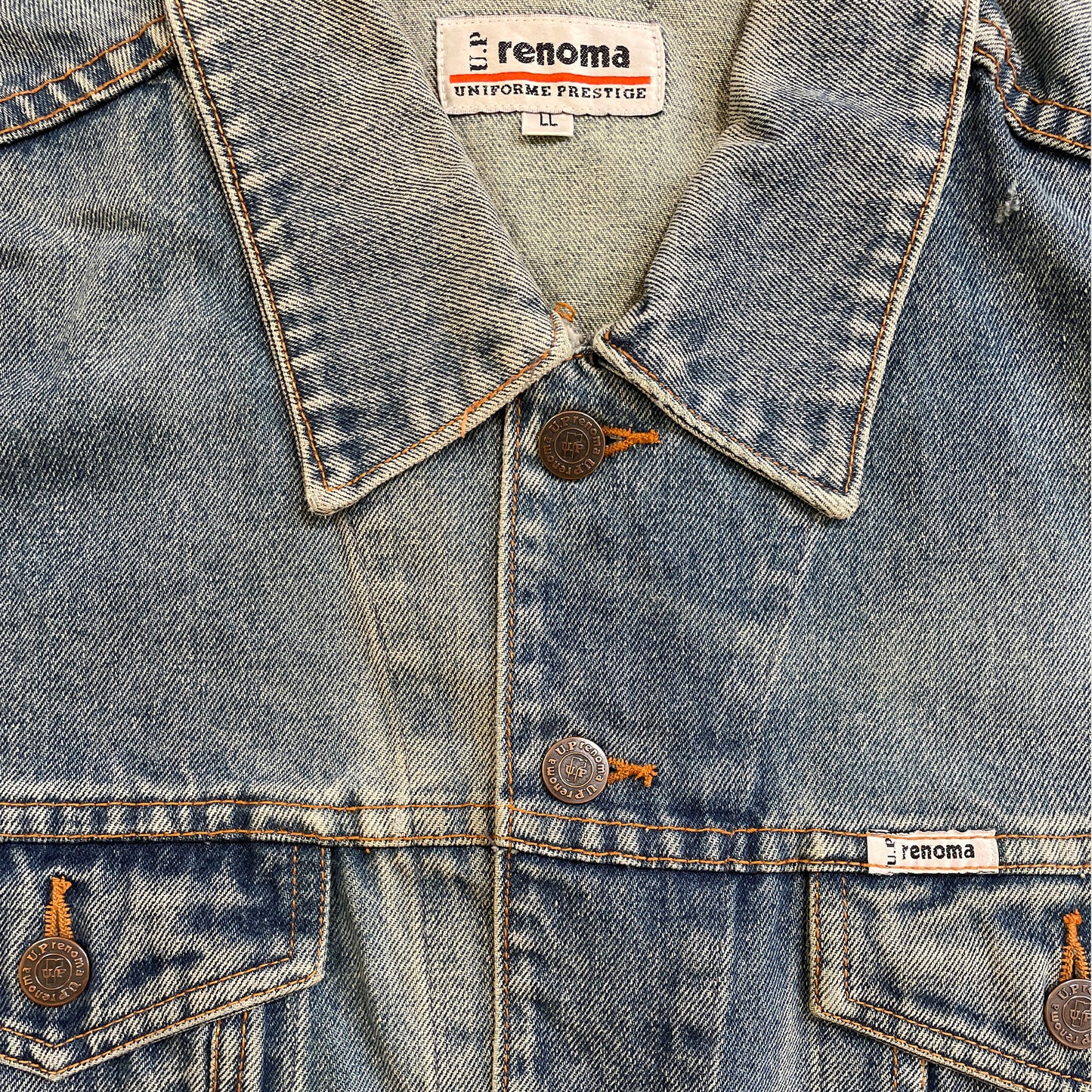 U.P. RENOMA Denim Jacket 1980s