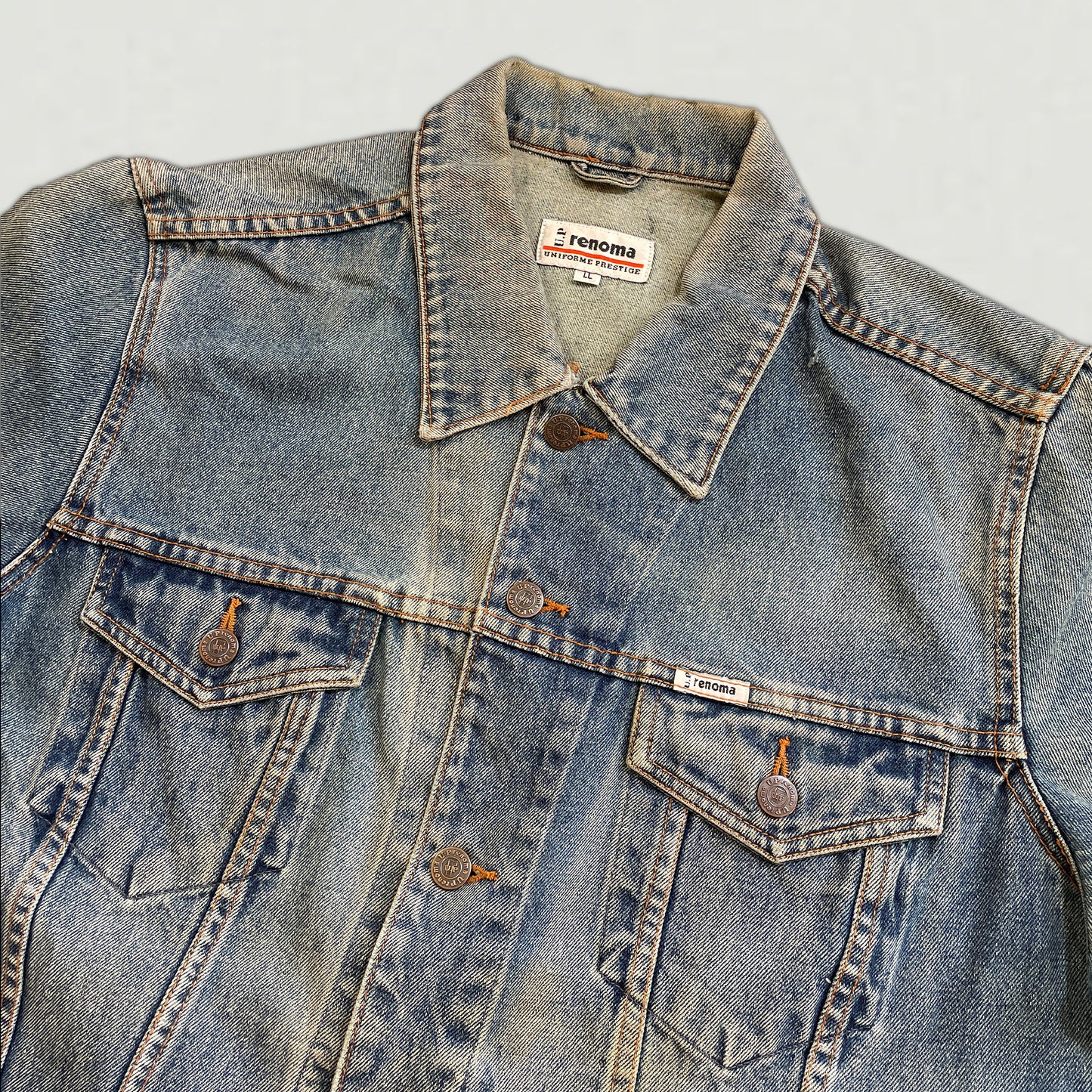 U.P. RENOMA Denim Jacket 1980s